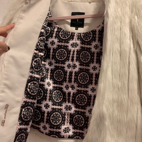 Faux Fur Coat Ted Baker - Picture 2 of 2